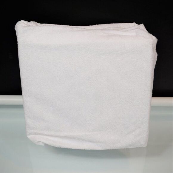 Playgro Bonne Sante Twin Mattress Protector Cotton Terry White - Picture 6 of 7